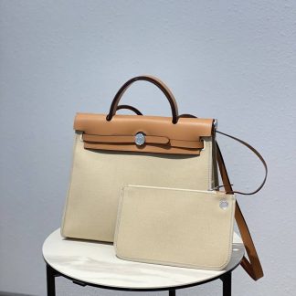 Replica Hermes Herbag Zip 31 Leather Bag