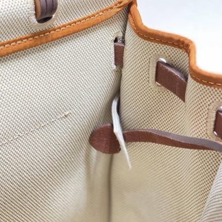 Replica Hermes Herbag Zip 31 Canvas Leather Bag