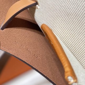 Replica Hermes Herbag Zip 31 Canvas Leather Bag