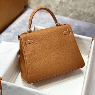 Replica Hermes Kelly 28 Togo Leather Bag