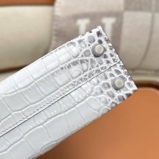 Replica Hermes Mini Kelly Niloticus Crocodile Leather Bag