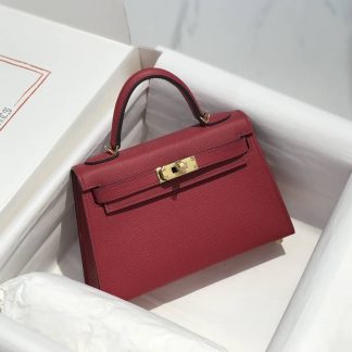 Replica Hermes Mini Kelly Epsom Leather Bag