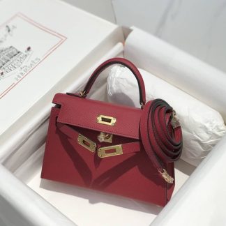 Replica Hermes Mini Kelly Epsom Leather Bag