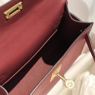 Replica Hermes Mini Kelly Epsom Leather Bag