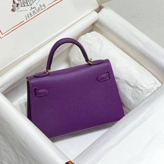 Replica Hermes Mini Kelly Epsom Leather Bag