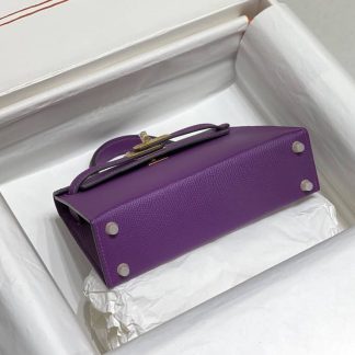 Replica Hermes Mini Kelly Epsom Leather Bag