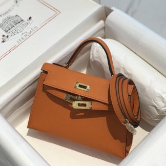 Replica Hermes Mini Kelly Epsom Leather Bag