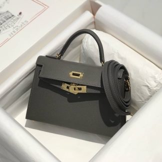 Replica Hermes Mini Kelly Epsom Leather Bag