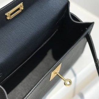Replica Hermes Mini Kelly Epsom Leather Bag
