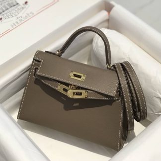 Replica Hermes Mini Kelly Epsom Leather Bag