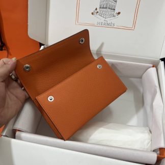 Replica Hermes Epsom Leather Hermesnap Wallet