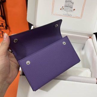 Replica Hermes Epsom Leather Hermesnap Wallet