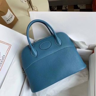 Replica Hermes Bolide 31 Clemence Leather Bag