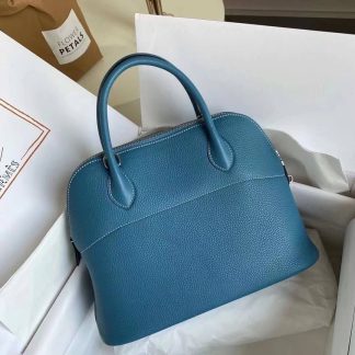 Replica Hermes Bolide 31 Clemence Leather Bag