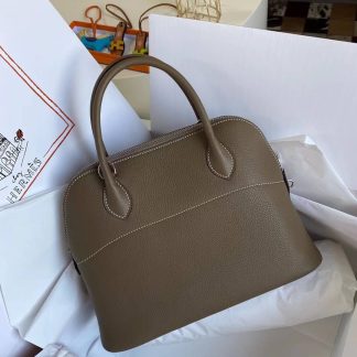 Replica Hermes Bolide 31 Clemence Leather Bag