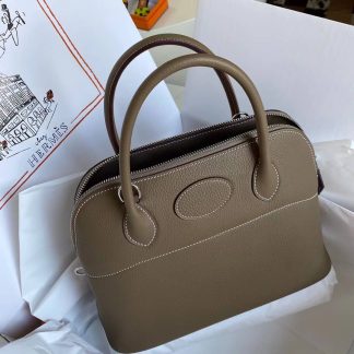 Replica Hermes Bolide 31 Clemence Leather Bag