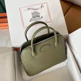 Replica Hermes Bolide 31 Clemence Leather Bag
