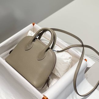 Replica Hermes Bolide 1923 Mini Evercolor Leather Bag