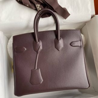 Replica Hermes Shadow Birkin 25 Swift Leather Limited Edition Bag