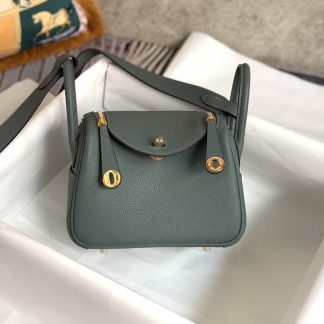 Replica Hermes Mini Lindy Clemence Leather Bag
