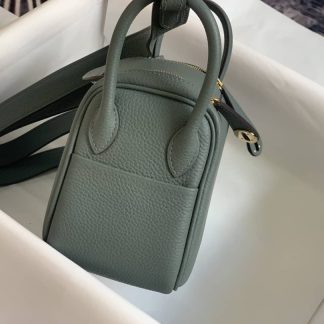 Replica Hermes Mini Lindy Clemence Leather Bag