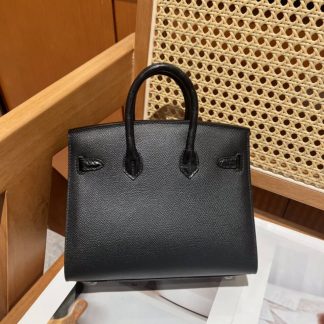 Replica Hermes Birkin 20 Sellier So Black Midnight Faubourg Limited Edition Bag