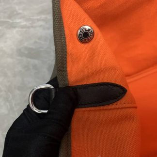 Replica Hermes Sac De Pansage Groom Canvas Shoulder Bag