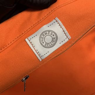 Replica Hermes Sac De Pansage Groom Canvas Shoulder Bag