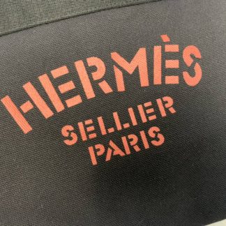 Replica Hermes Sac De Pansage Groom Canvas Shoulder Bag