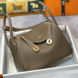 Replica Hermes Lindy 30 Clemence Leather Bag