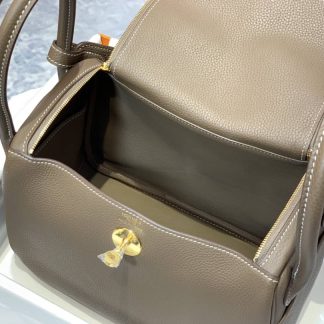 Replica Hermes Lindy 30 Clemence Leather Bag