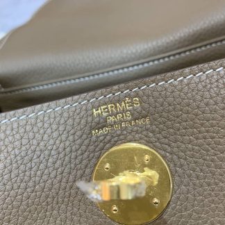 Replica Hermes Lindy 30 Clemence Leather Bag
