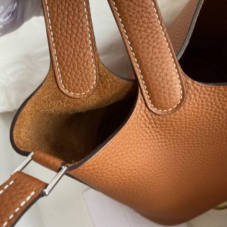 Replica Hermes Picotin Lock 18 Clemence Leather Bag