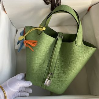 Replica Hermes Picotin Lock 18 Clemence Leather Bag