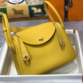 Replica Hermes Lindy 30 Clemence Leather Bag