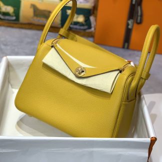 Replica Hermes Lindy 30 Clemence Leather Bag