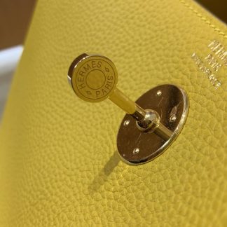 Replica Hermes Lindy 30 Clemence Leather Bag