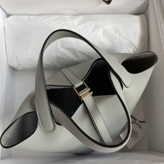 Replica Hermes Picotin Lock 18 Clemence Leather Bag