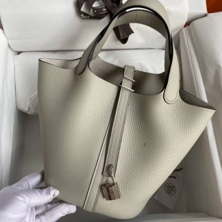 Replica Hermes Picotin Lock 18 Clemence Leather Bag