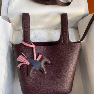 Replica Hermes Picotin Lock 18 Clemence Leather Bag