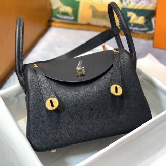 Replica Hermes Lindy 30 Clemence Leather Bag