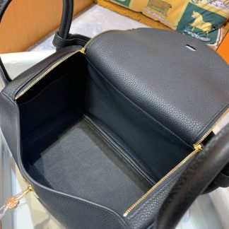 Replica Hermes Lindy 30 Clemence Leather Bag
