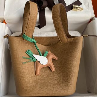 Replica Hermes Picotin Lock 18 Clemence Leather Bag
