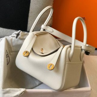 Replica Hermes Lindy 30 Clemence Leather Bag