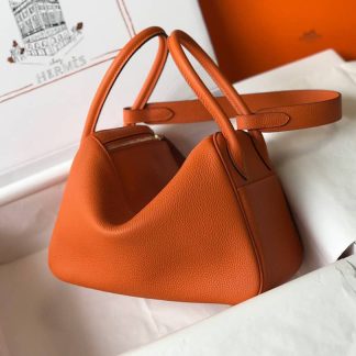 Replica Hermes Lindy 30 Clemence Leather Bag