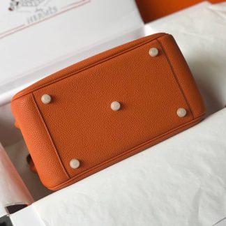 Replica Hermes Lindy 30 Clemence Leather Bag