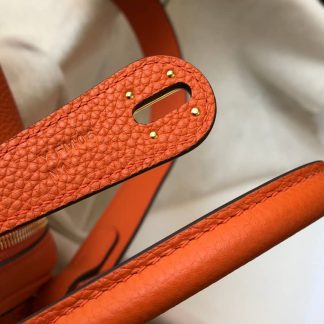 Replica Hermes Lindy 30 Clemence Leather Bag
