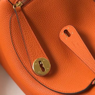 Replica Hermes Lindy 30 Clemence Leather Bag