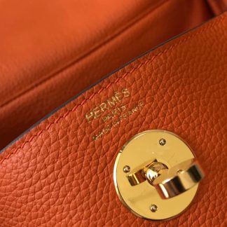 Replica Hermes Lindy 30 Clemence Leather Bag