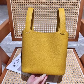 Replica Hermes Picotin Lock 18 Clemence Leather Bag